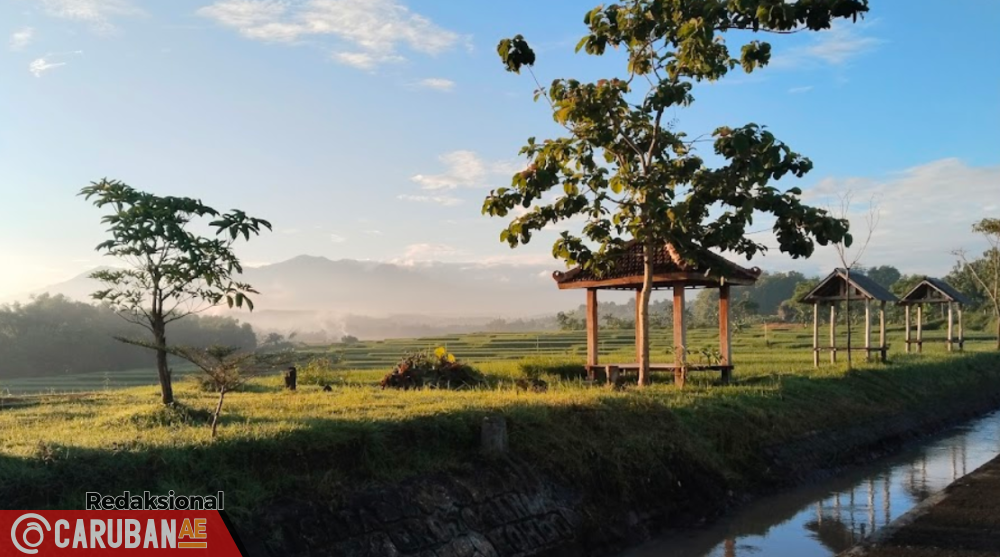 wisata grojogan londo di pagi hari